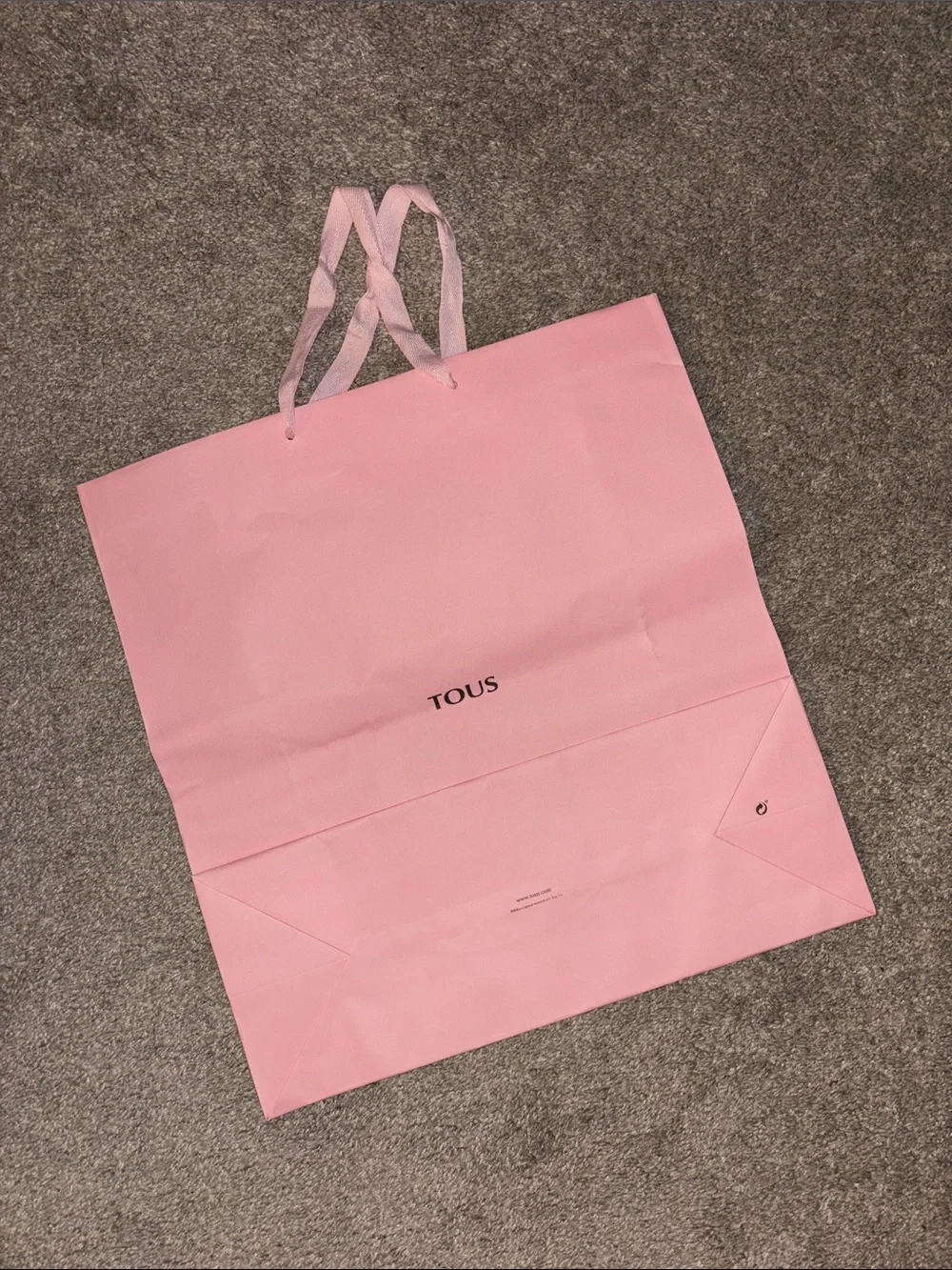 🐽 TOUS XL Gift Bag ~ Baby Pink